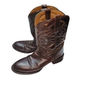 LAREDO MENS SZ 9.5 GENUINE LEATHER COWBOY BOOTS